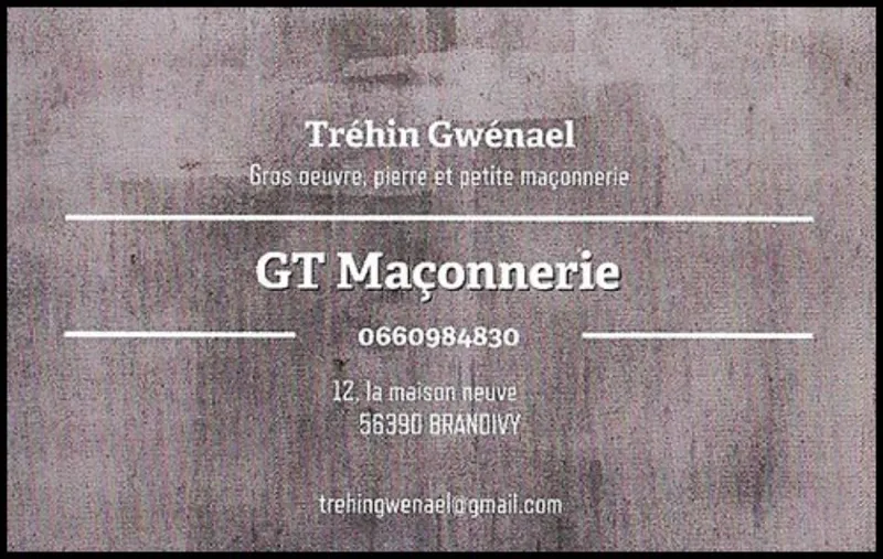 GT Maçonnerie - Gwénaël Tréhin
