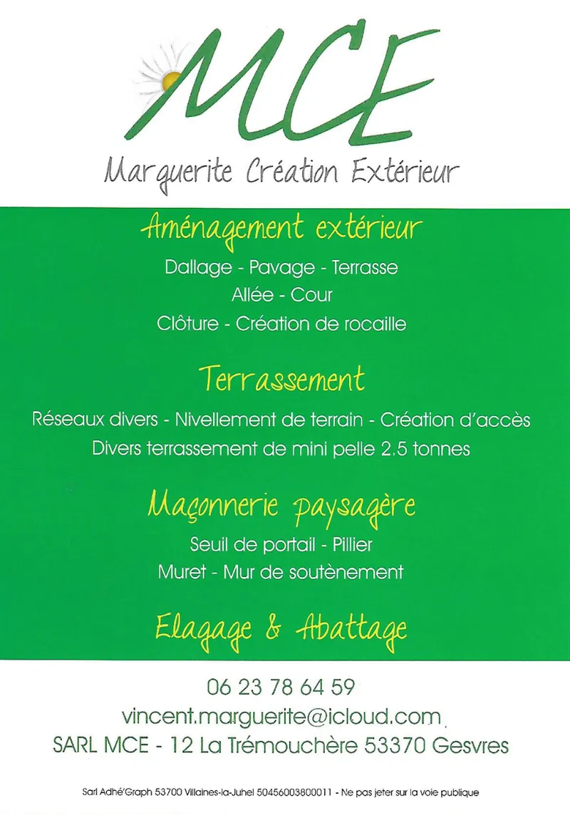 MCE - Marguerite Création Extérieur
