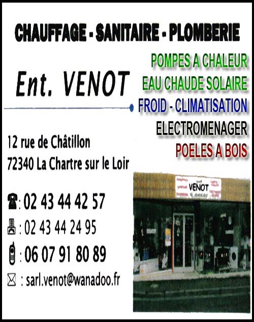 venot, chauffage,énergies renouvelables,électroménager,sanitaires,climatisation,poêle à bois,plomberie,