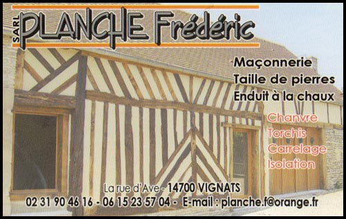 frédéric planche, isolation, carrelage,maçonnerie, taille de pierre, chaux, chanvre, torchis,maçonnerie