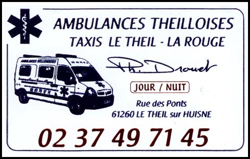 ambulances theilloises, , taxis, ambulances,