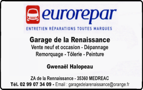 garage de la renaissance - eurorepar, garages automobiles,carrosserie automobile,dépannage de véhicules,vente véhicules neufs et occasions,remorquage,tôlerie,mécanique