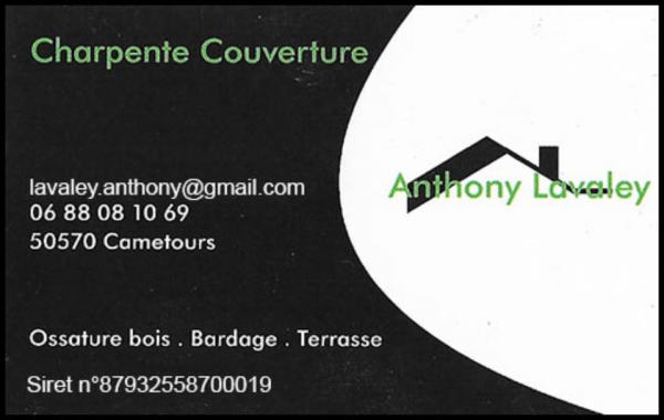 anthony lavaley charpente couverture, couverture,zinguerie,pose de gouttières,couvertures en tuiles,isolation,bac acier,couverture zinc,couverture ardoise naturelle,couverture ardoise fibro,bardage,isolation extérieure,charpente,charpente bois,charpente traditionnelle,charpente maison individuelle,bardage bois,ossature bois,carport,extensions bois,terrasses bois,terrasse composite,transformation de combles,aménagement de combles,surélévation de maisons,surélévation de toiture,fenêtres de toits,velux,remplacement de velux,menuiserie bois/pvc/alu,plaquiste,cloisons sèches,isolation,placo,fenêtres,portes,portes d'entrée,aménagement intérieur,bardage,portes à galandage,faux-plafonds,plafonds,plaques de plâtre,jointoyeur,transformation de combles,lavalley