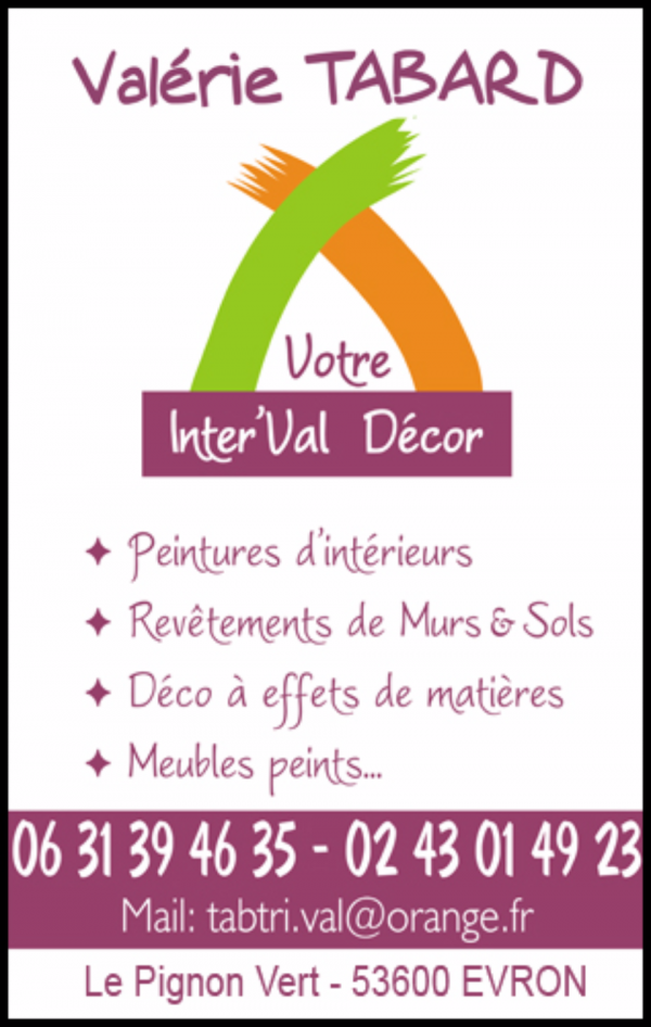 votre inter'val décor - valérie tabard, peinture,décoration,revêtements de sols et murs,meubles peints